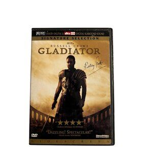 Gladiator 2000 DVD Signature Selection Russell Crowe Joaquin Phoenix Pre-Owned